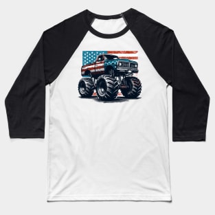 Monster Truck Baseball T-Shirt
